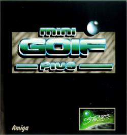 Box cover for Mini Golf Plus on the Commodore Amiga.